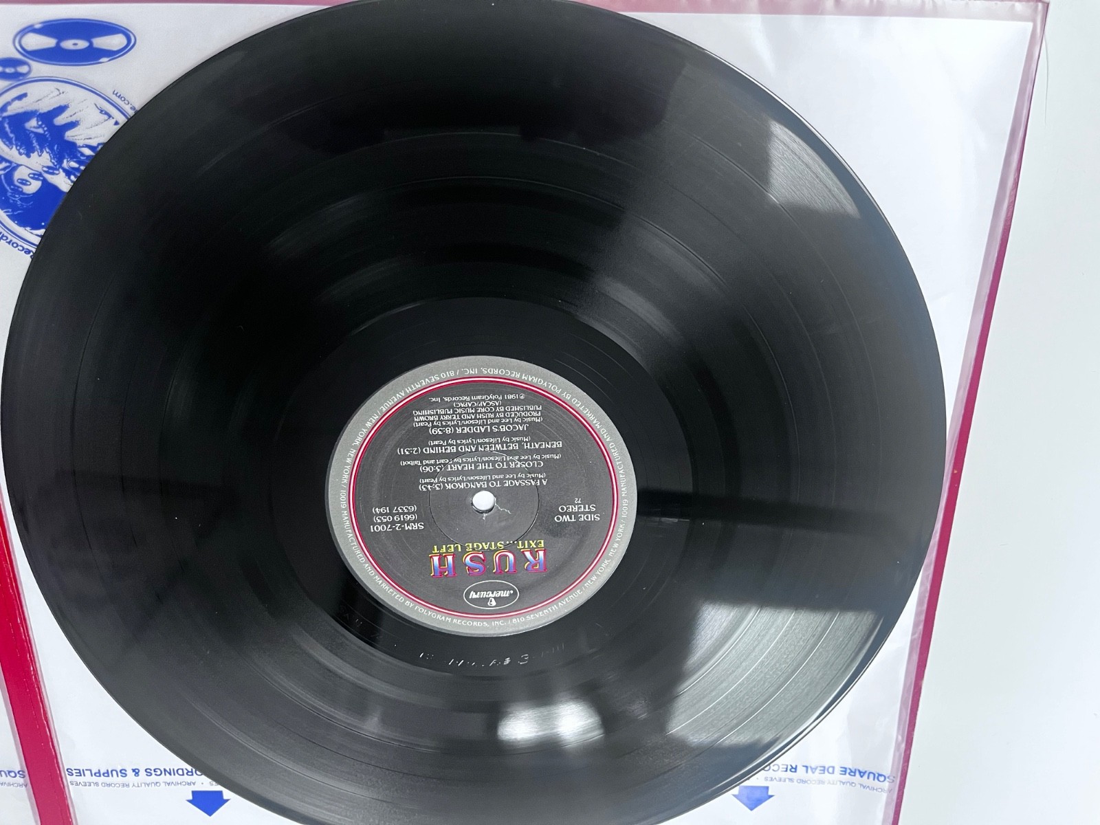 Rush Exit Stage Left Vinyl LP 1981