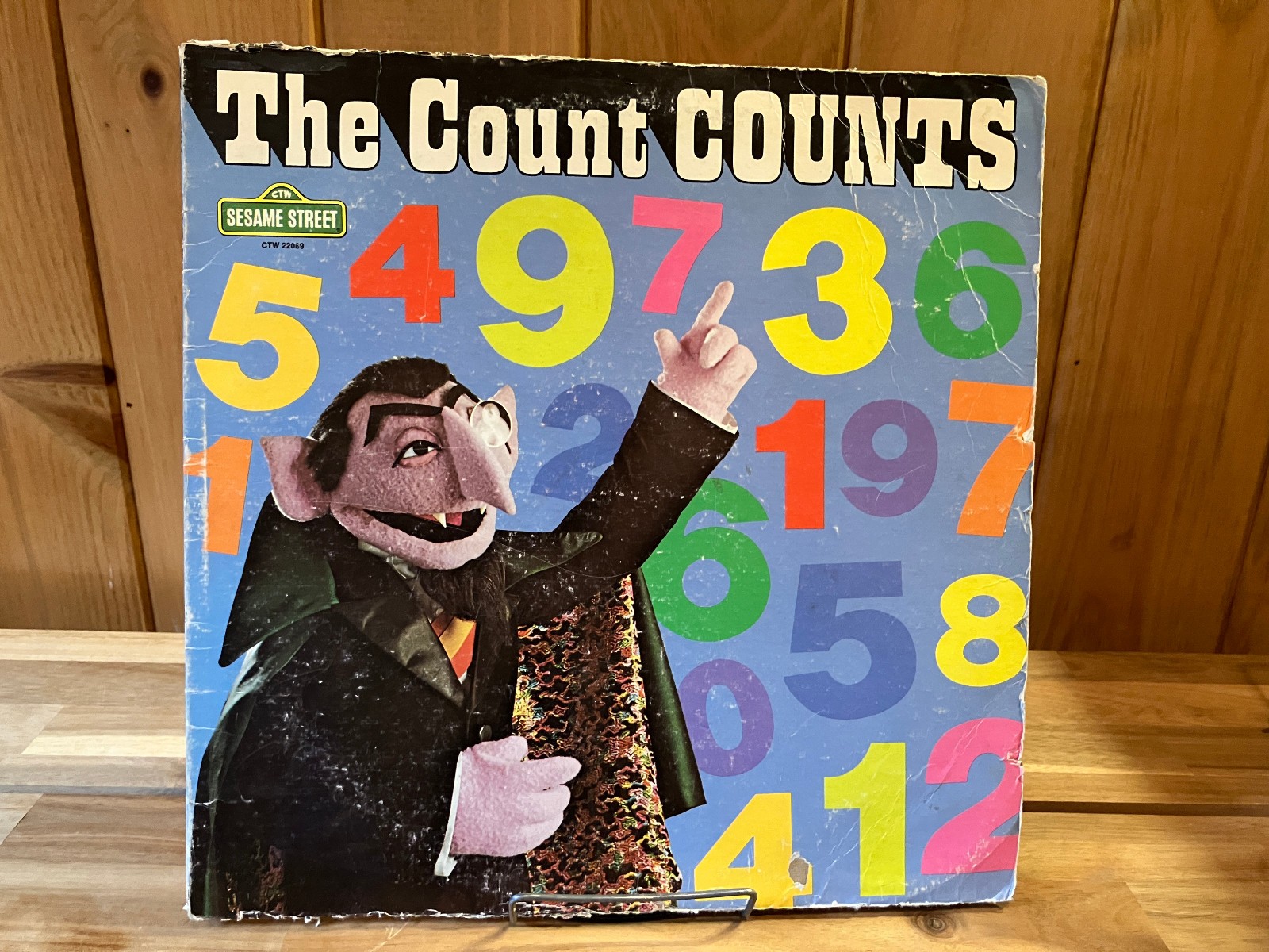 Sesame Street lot of 7 vinyl Big Bird, C is for Cookie, Grover, Berts, the count