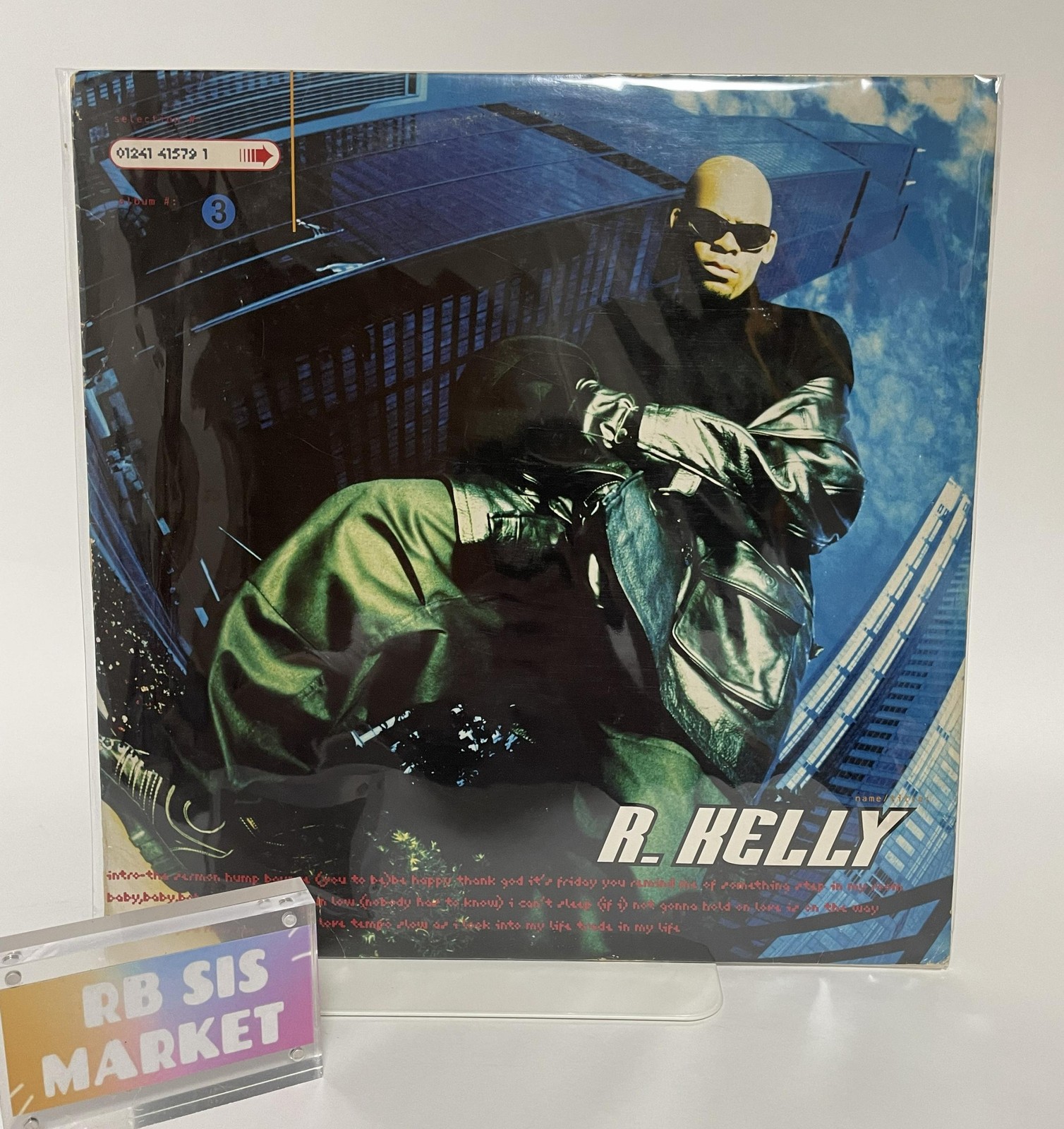 R. Kelly Self Titled 2LP Vinyl 1995 US Original Jive 01241 41579 1
