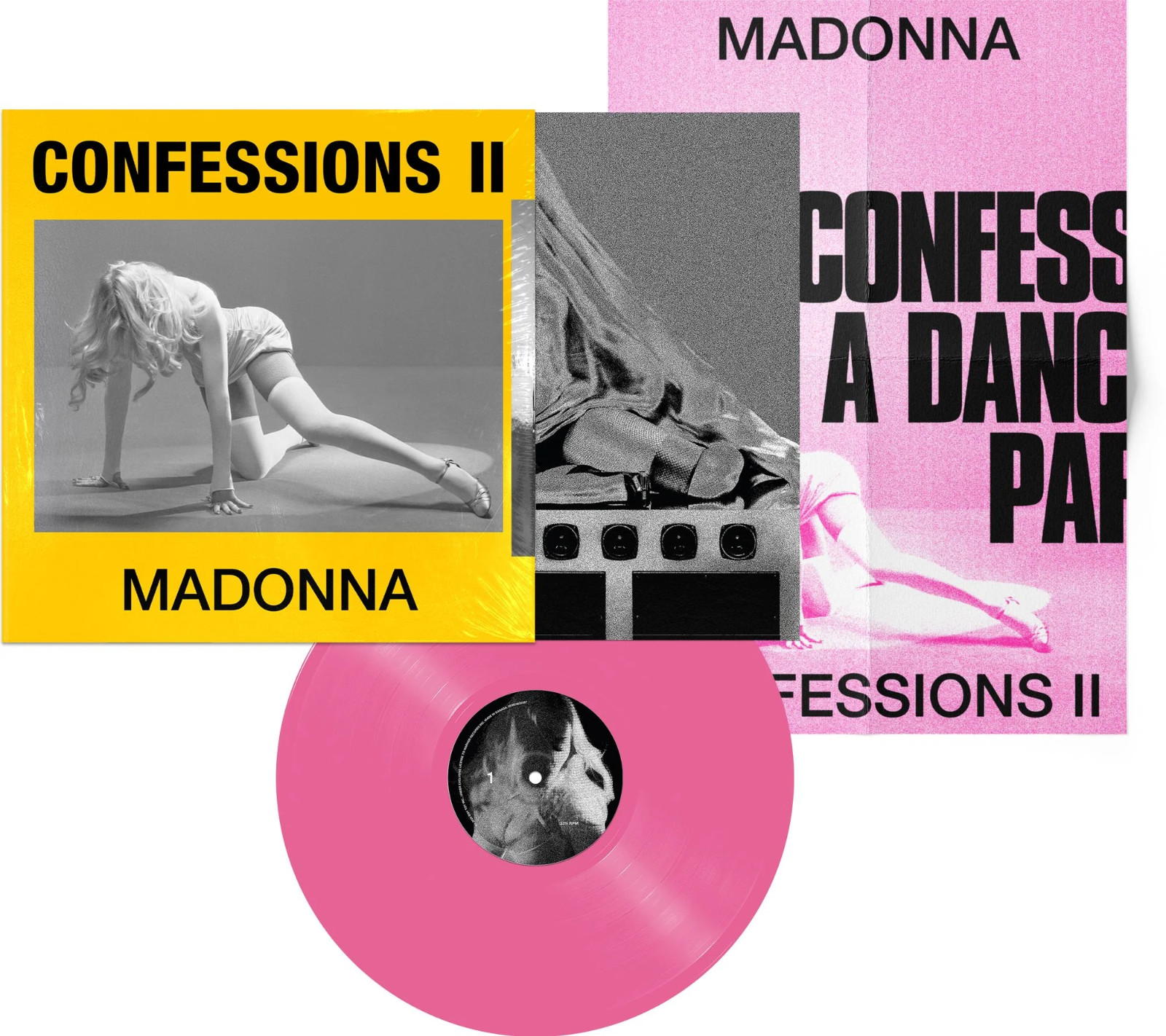 MADONNA Confessions II – Barnes & Noble HOT PINK Vinyl – Exclusive SOLD OUT