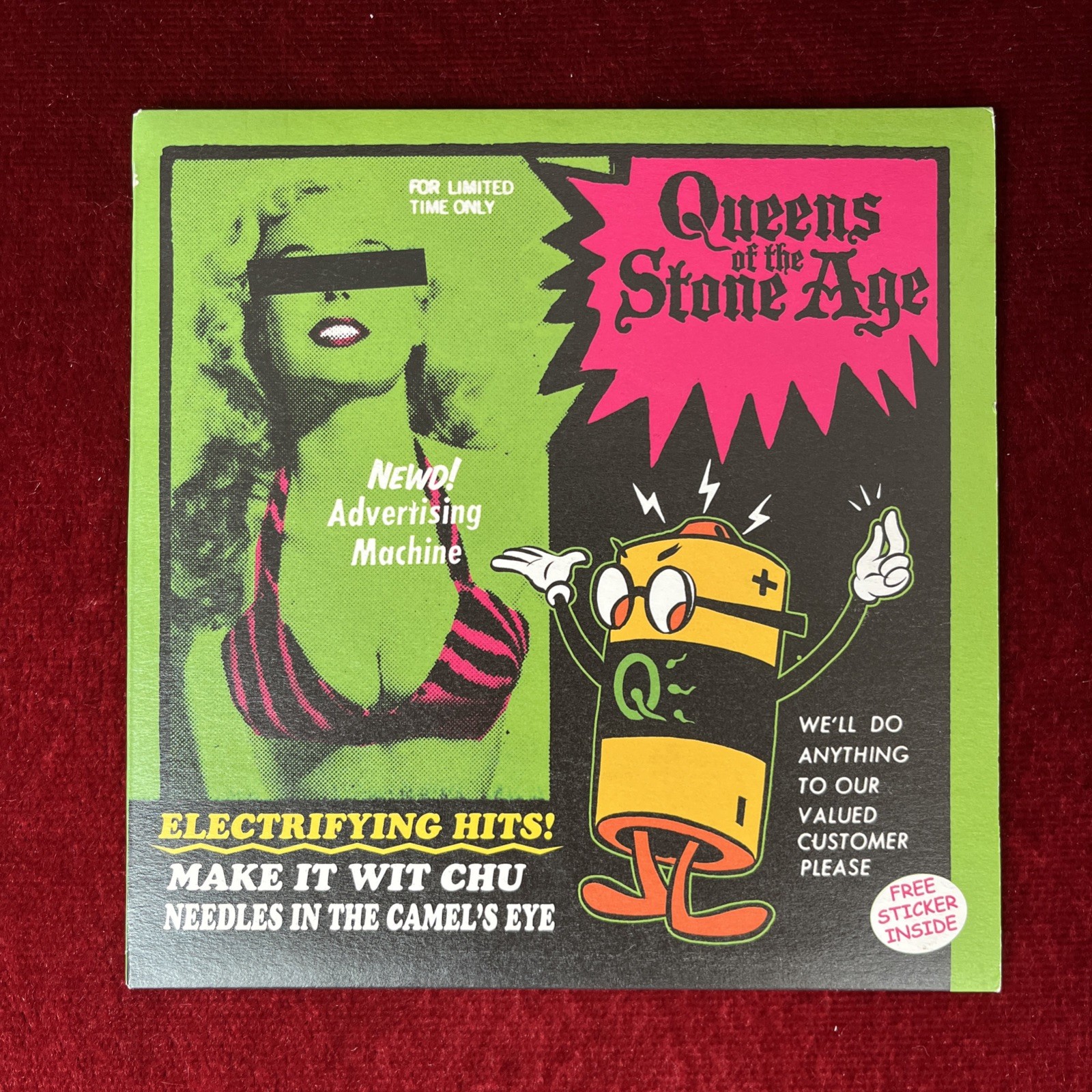 QUEENS OF THE STONE AGE-Make it wit chu [Single] 7″ Vinyl *Never Played*