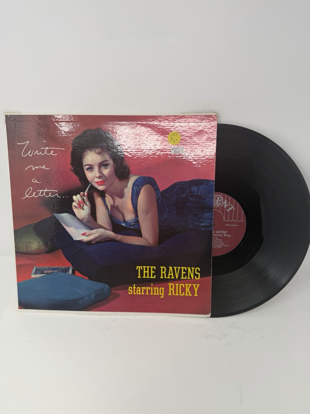 THE RAVENS STARRING RICKY WRITE ME A LETTER 1958 US REGENT MG6062 Ex
