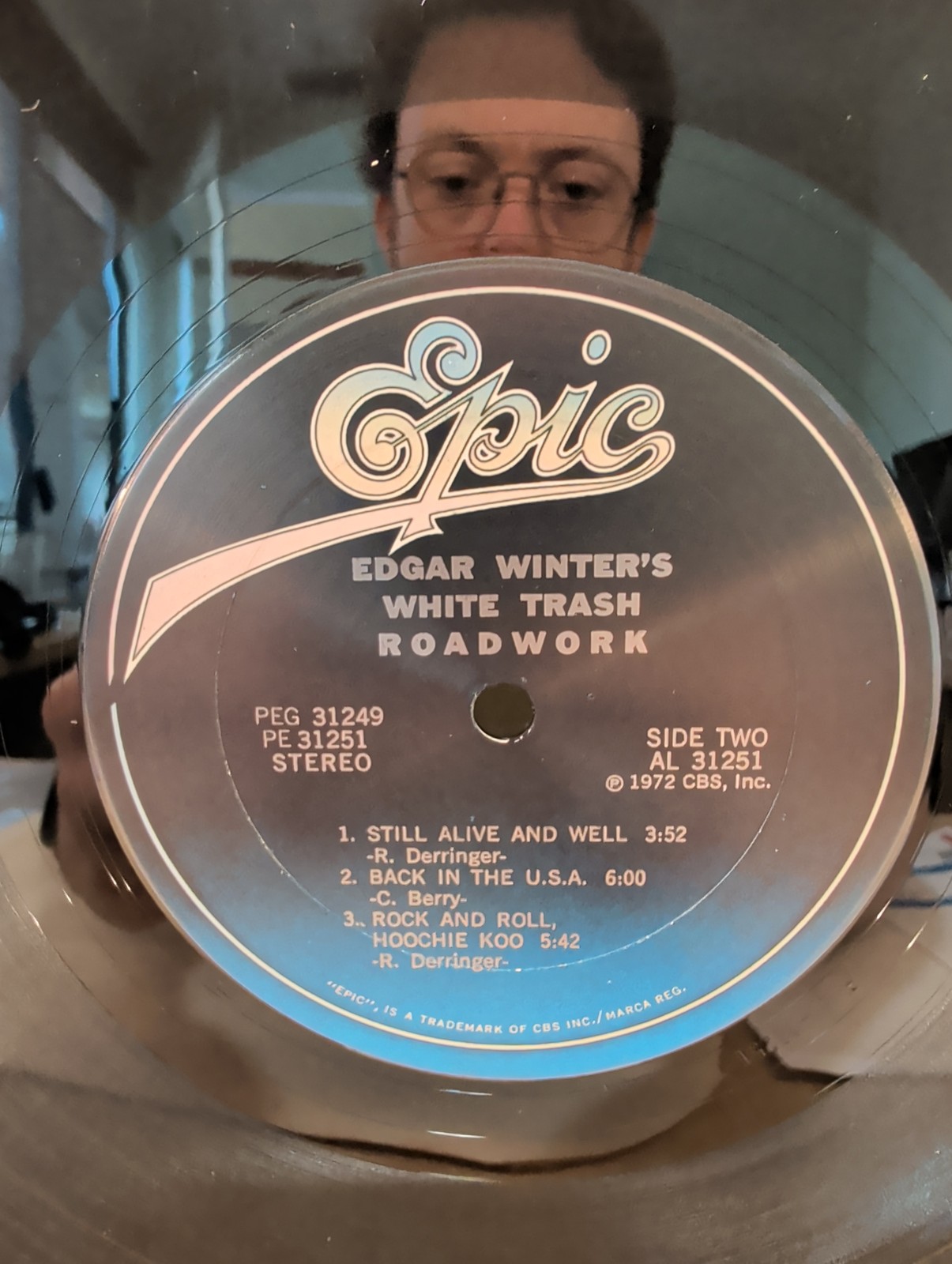 Edgar Winter’s White Trash | Roadwork | Vinyl 2xLP 1981 Epic PEG 31249 | VG+/VG+