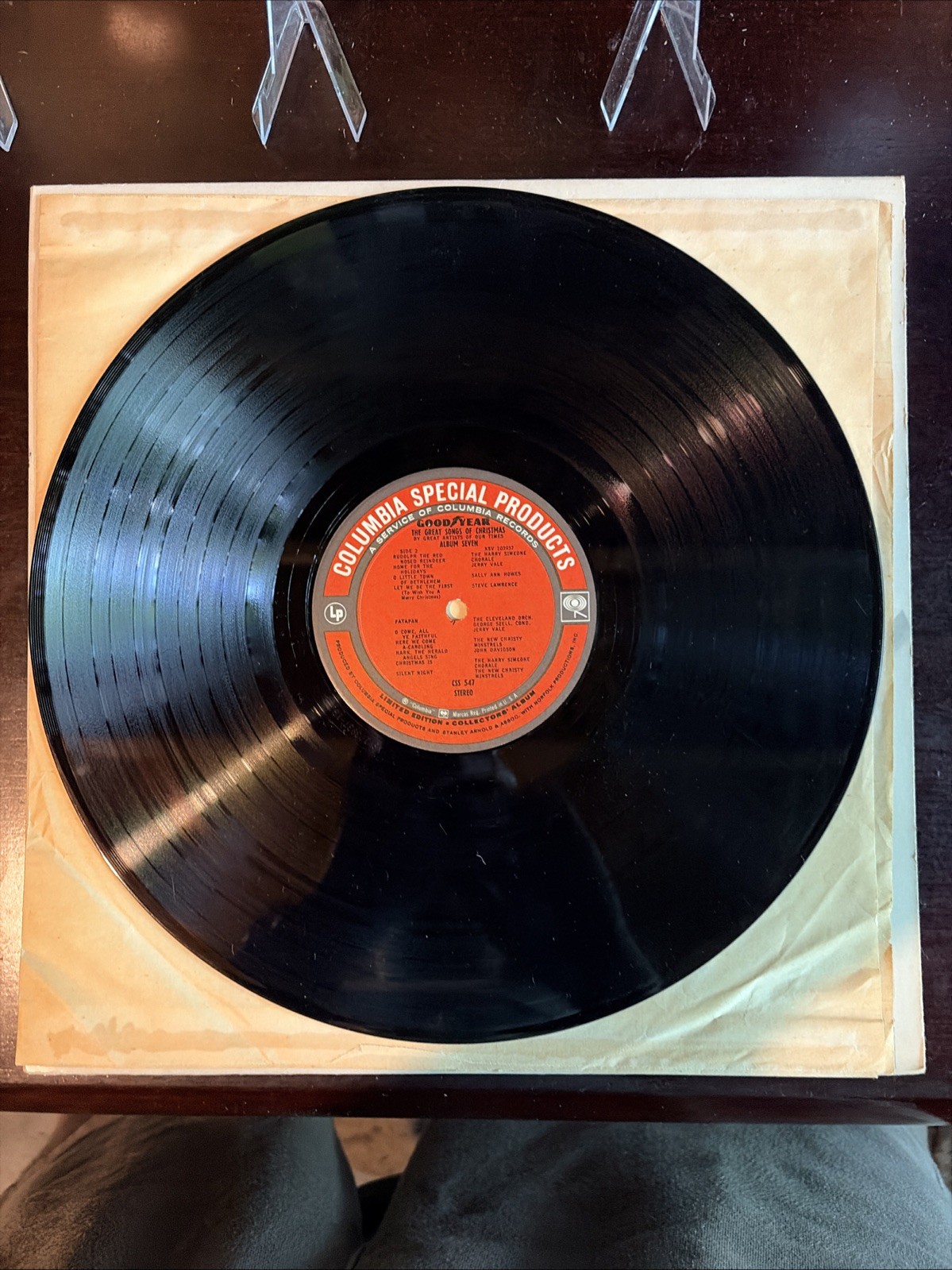The Great Songs Of Christmas Album 7 Various Artists 12″ LP Vinyl Record CSS 547