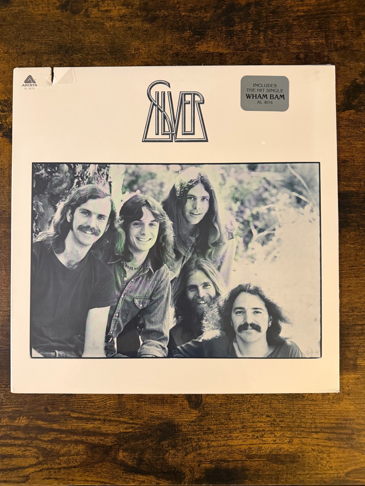 Self Titled – Silver (LP 1976 Arista Records) New Sealed (notched)