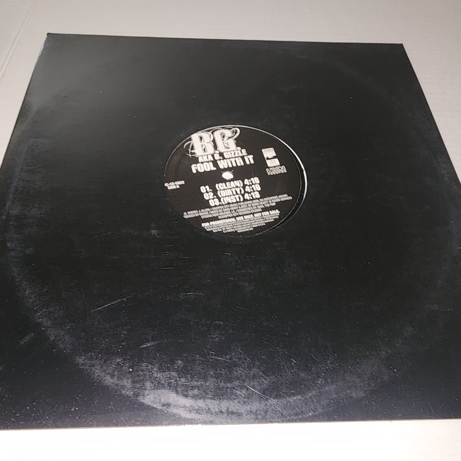 B.G., Fool With It Work That Ass 12″ Very Good Condition Vinyl Promo 3959932903