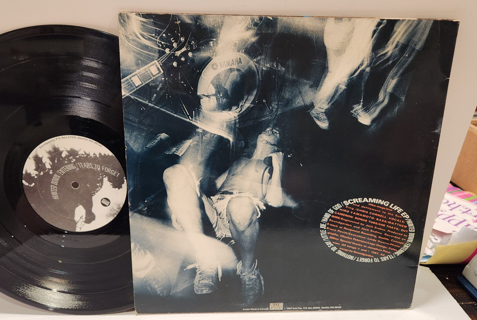 SOUNDGARDEN – Screaming Life 45 RPM 1987 original Sub Pop SP-12 RARE