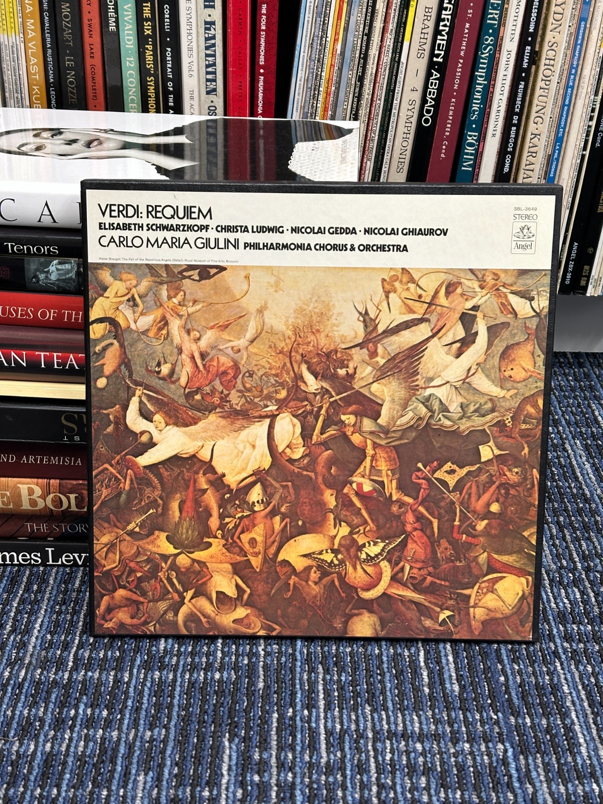 VERDI – REQUIEM Giulini SCHWARZKOPF Ludwig Box Set 2 EX Vinyl Records Booklet LP
