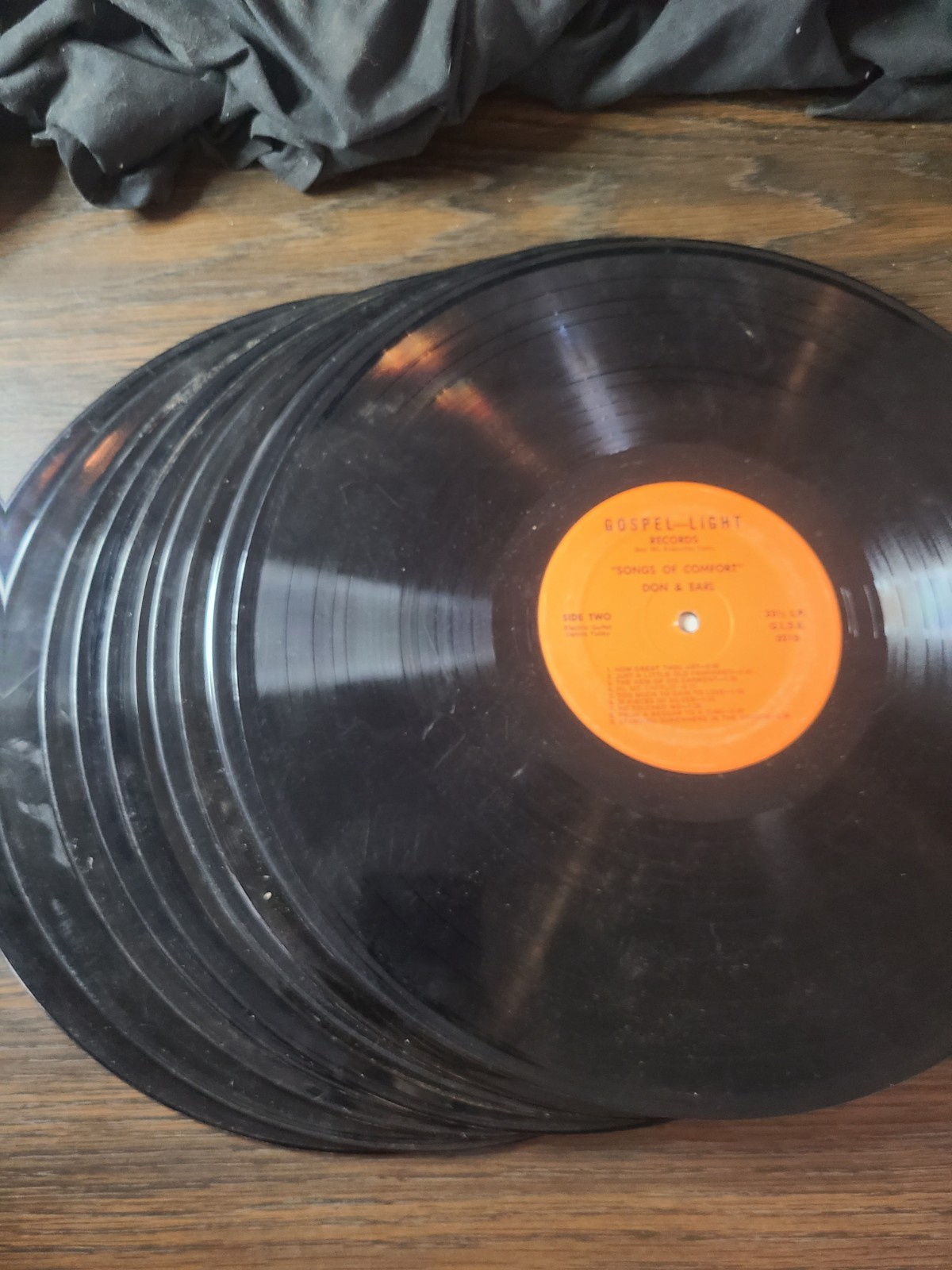 Various Record Lot of 10 Loose Vinyl Records Mixed Artists Mixed Genre Craft