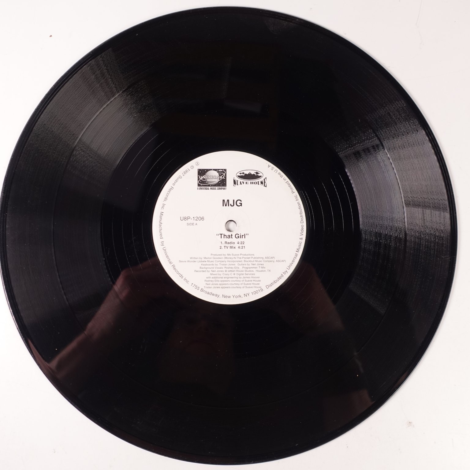 MJG – That Girl 12″ Single Record 1997 Suave House Universal Hip Hop Rap