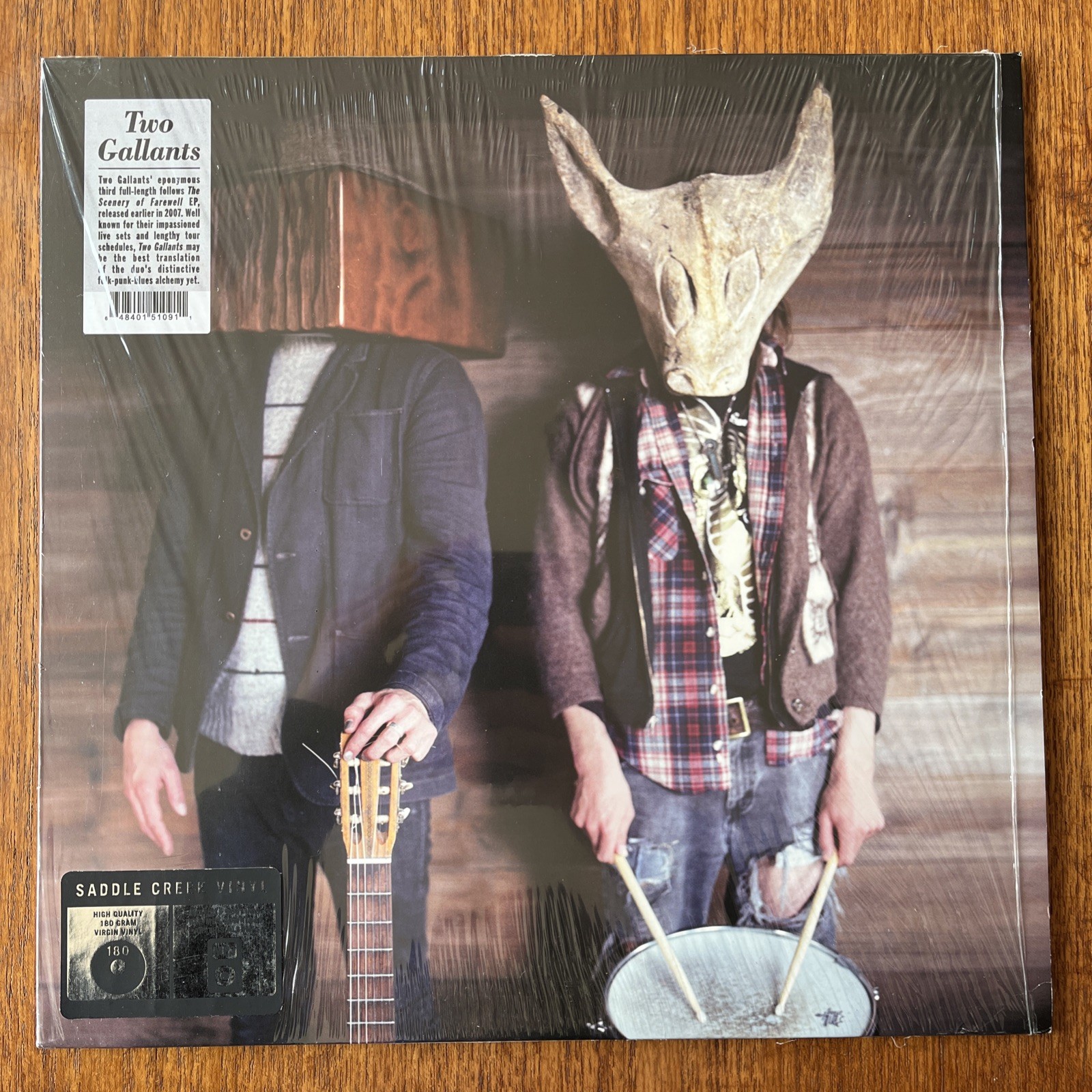 TWO GALLANTS LP 2007 EU Saddle Creek Europe SCE 109 V RARE First Pressing