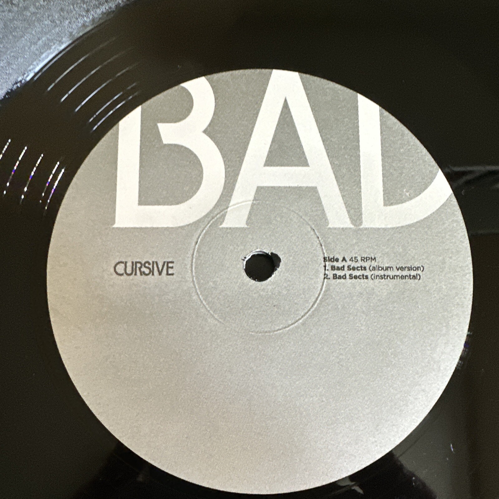 Cursive – Bad Sects 12” Vinyl Single – Happy Hollow – Saddle Creek – Tim Kasher