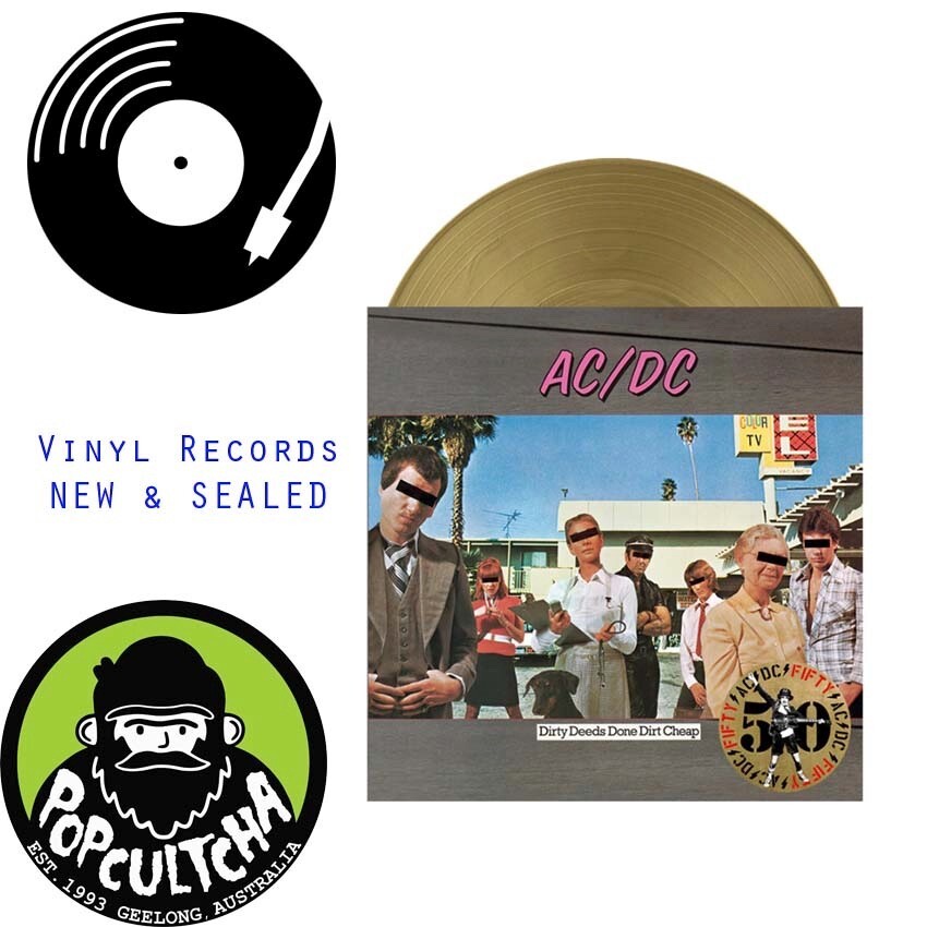 AC/DC – Dirty Deeds Done Dirt Cheap LP Vinyl Record (50th Anniversary) “New”