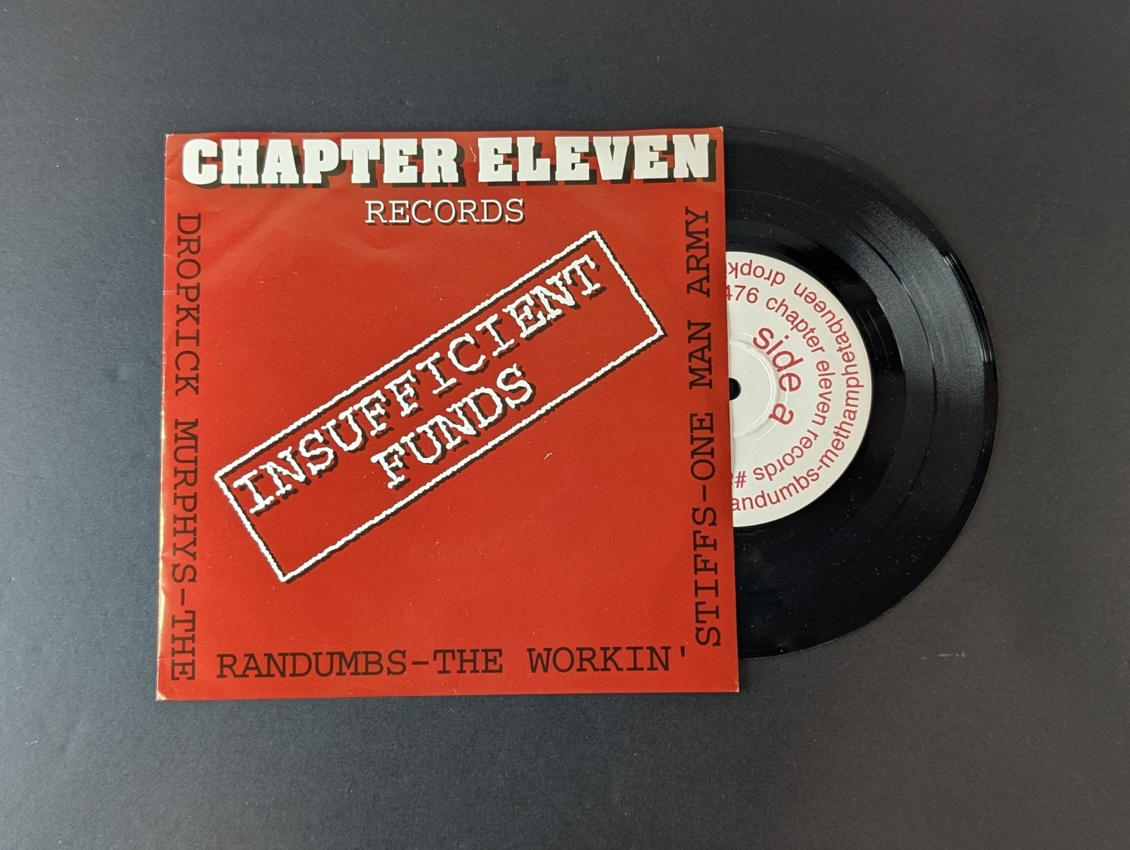 Dropkick Murphys The Randumbs Workin’ Stiffs One Man Army (7″ Vinyl, 1995)
