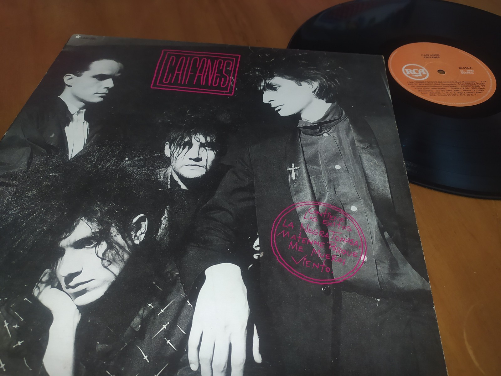 Caifanes Caifanes ULTRA RARE Vinyl Lp Venezuela Rodven 1990 VG+ to EX / EX