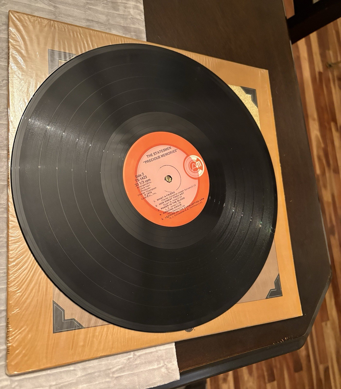 Precious Memories • The Statesmen Quartet Vinyl Record LP (1974) CAM–TS-1423