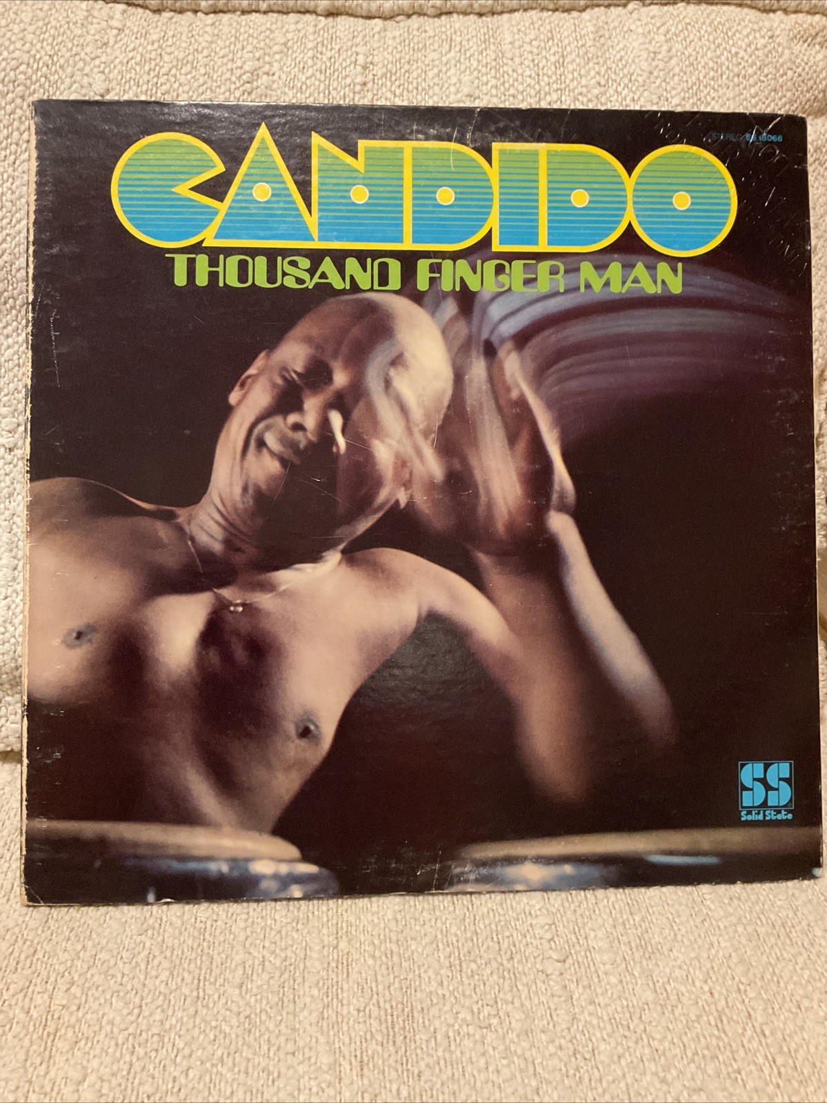 CANDIDO Thousand Finger Man LP SOLID STATE SS STEREO 1970 Afro Latin Jazz Funk