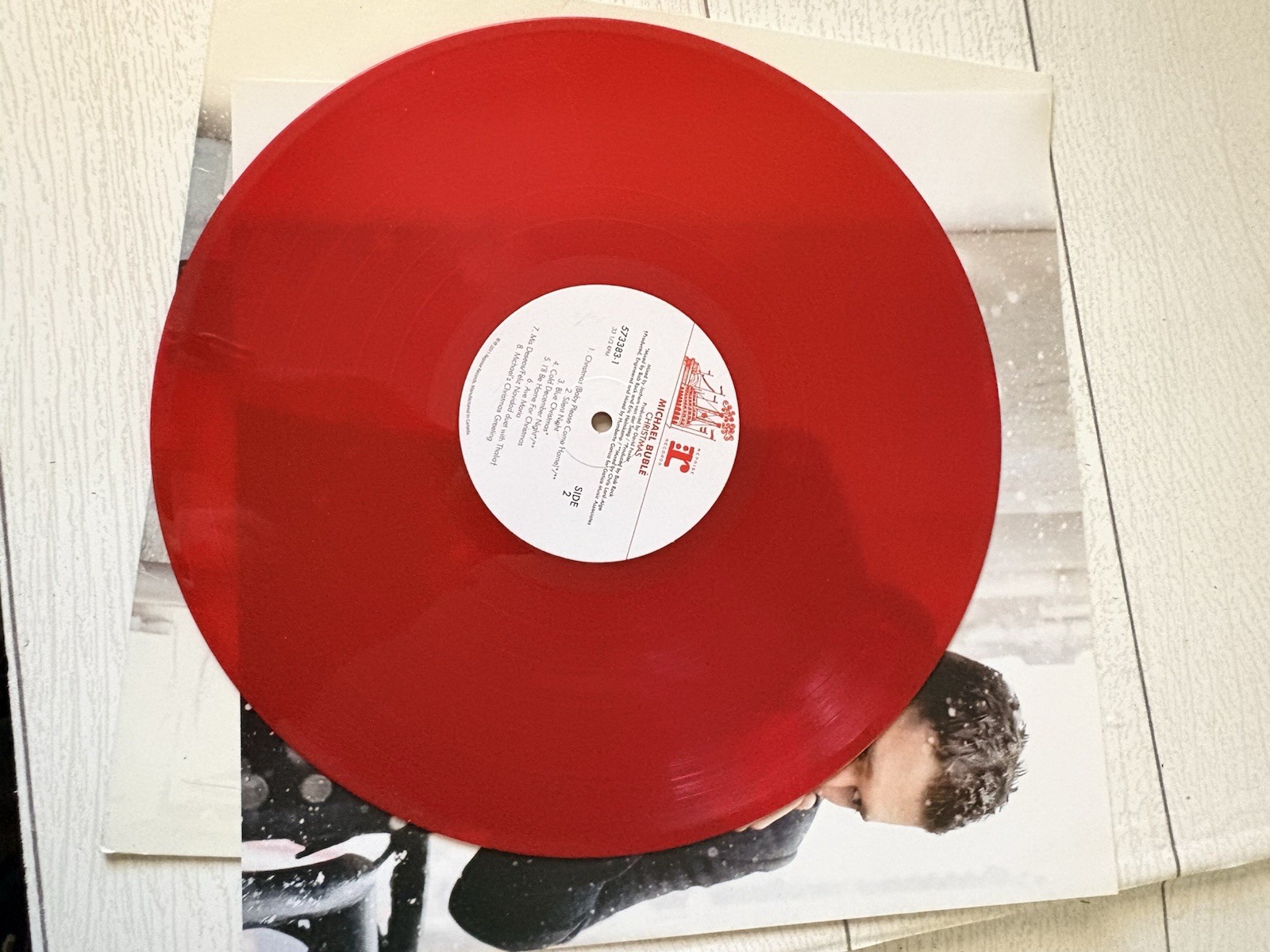 Michael Bublé Christmas LP Reprise 2011 Red Colored Vinyl 12″ 33 RPM Stereo