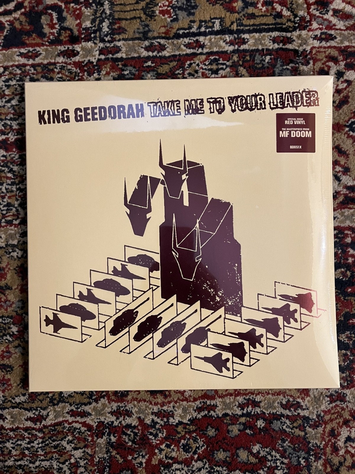 King Geedorah Take me To Your Leader LP 2 Lp Sealed Red Vinyl New