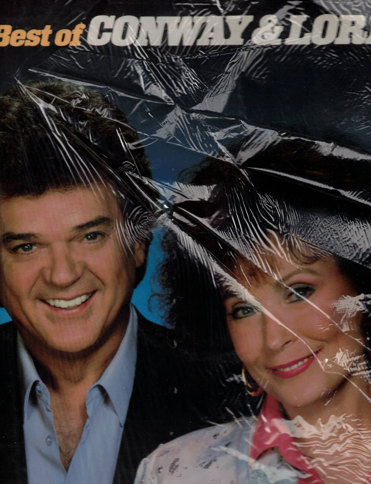 CONWAY TWITTY/LORETTA LYNN BEST OF DBL LP HEARTLAND 1987 SHRINK VERY GOOD+