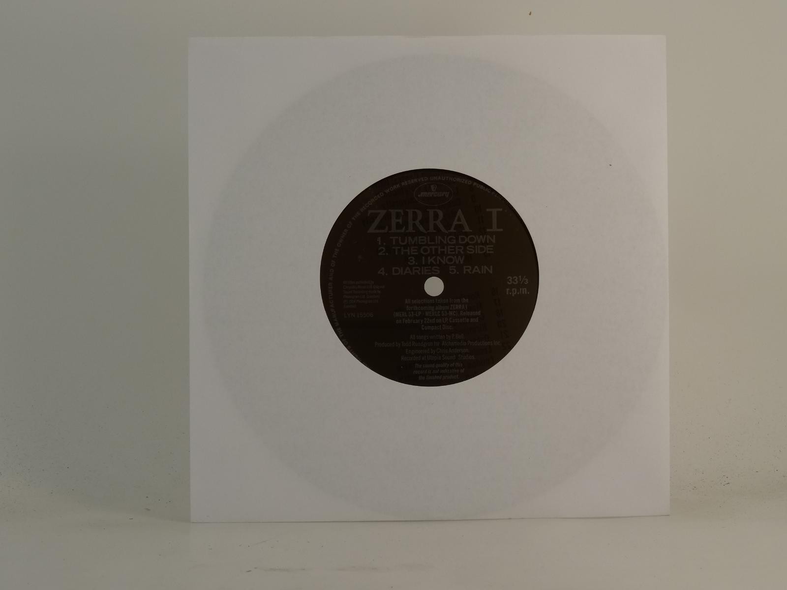 ZERRA I TUMBLING DOWN (FLEXI) (78) 5 Track 7″ Single including Plain Paper Sleev