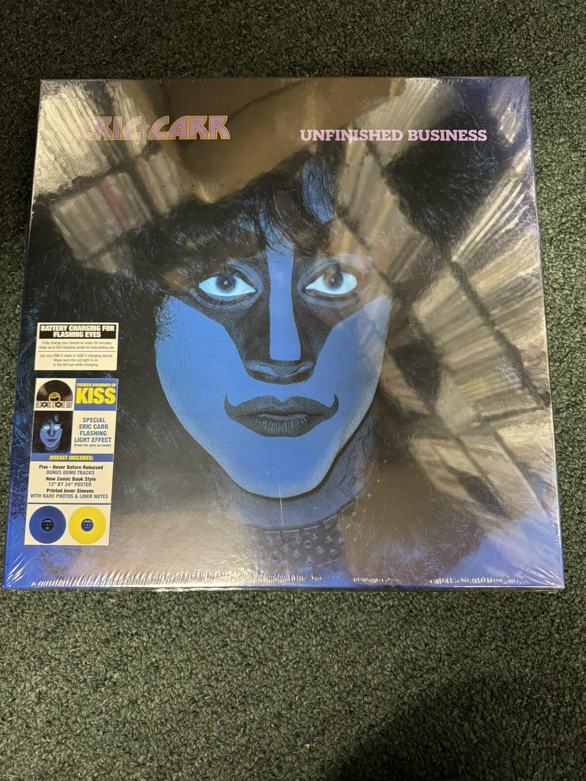 ERIC CARR KISS Unfinished Business: The Deluxe RSD 2024 Record Store Day