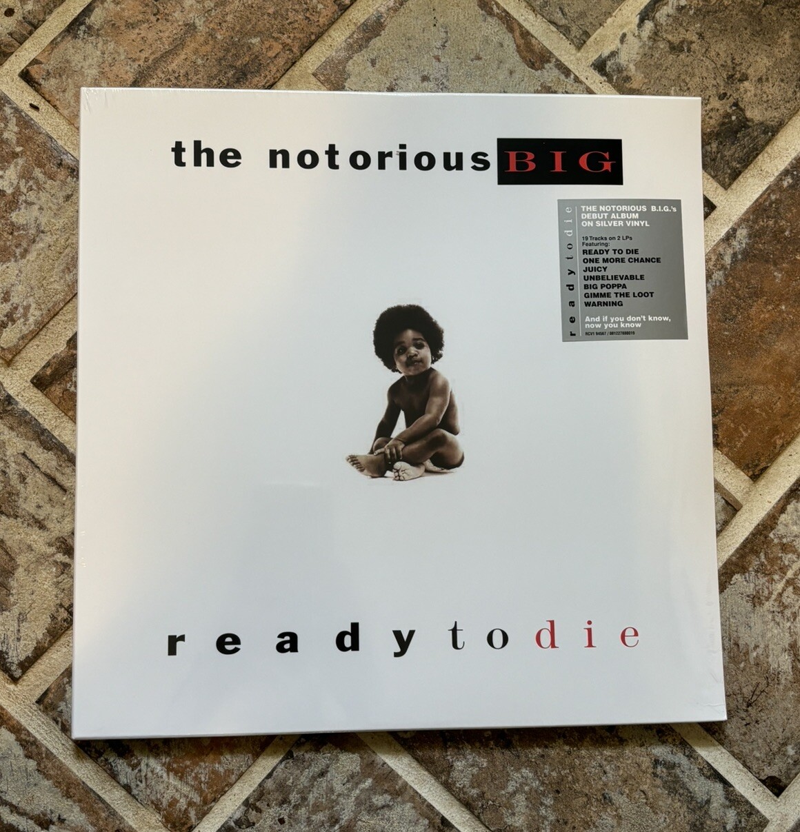 The Notorious BIG Ready To Die Silver Vinyl *Sealed In Hand Ships Fast*