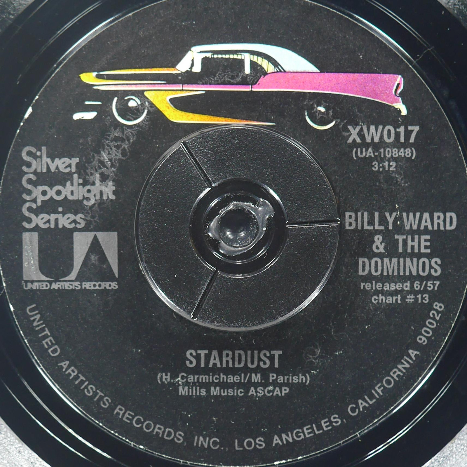 BILLY WARD AND HIS DOMINOES Stardust / These Foolish Things UNITED XW017 NM 45