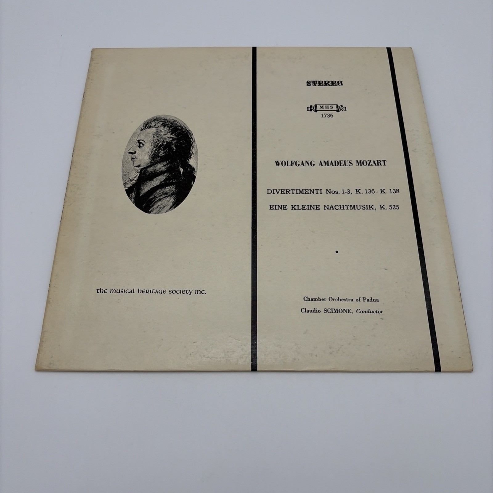 Wolfgang Amadeus Mozart Symphony No. 25 and No. 40 MHS OR 325 RARE