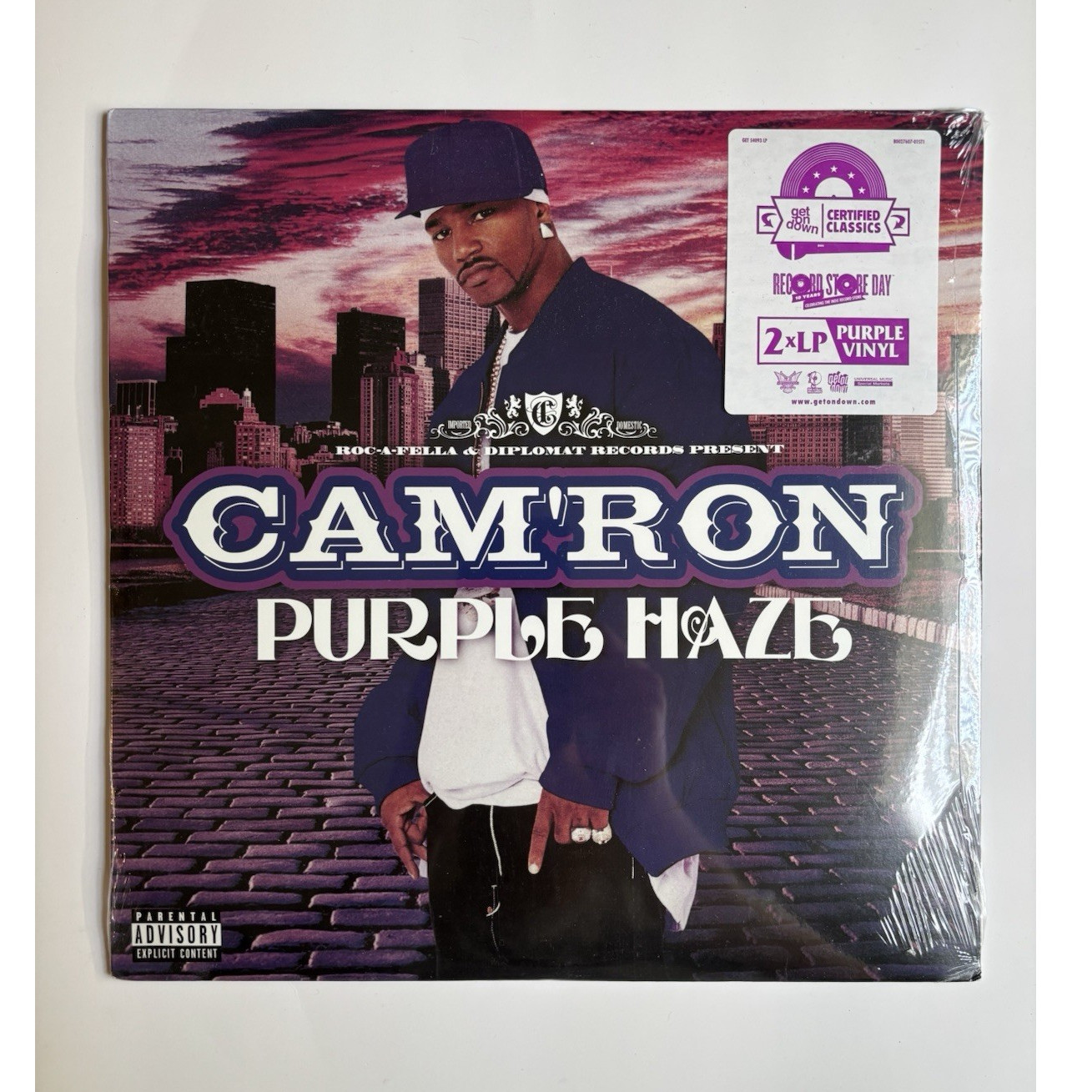 Cam’ron Purple Haze 2018 RSD Purple Vinyl 2LP Factory Sealed Get On Down