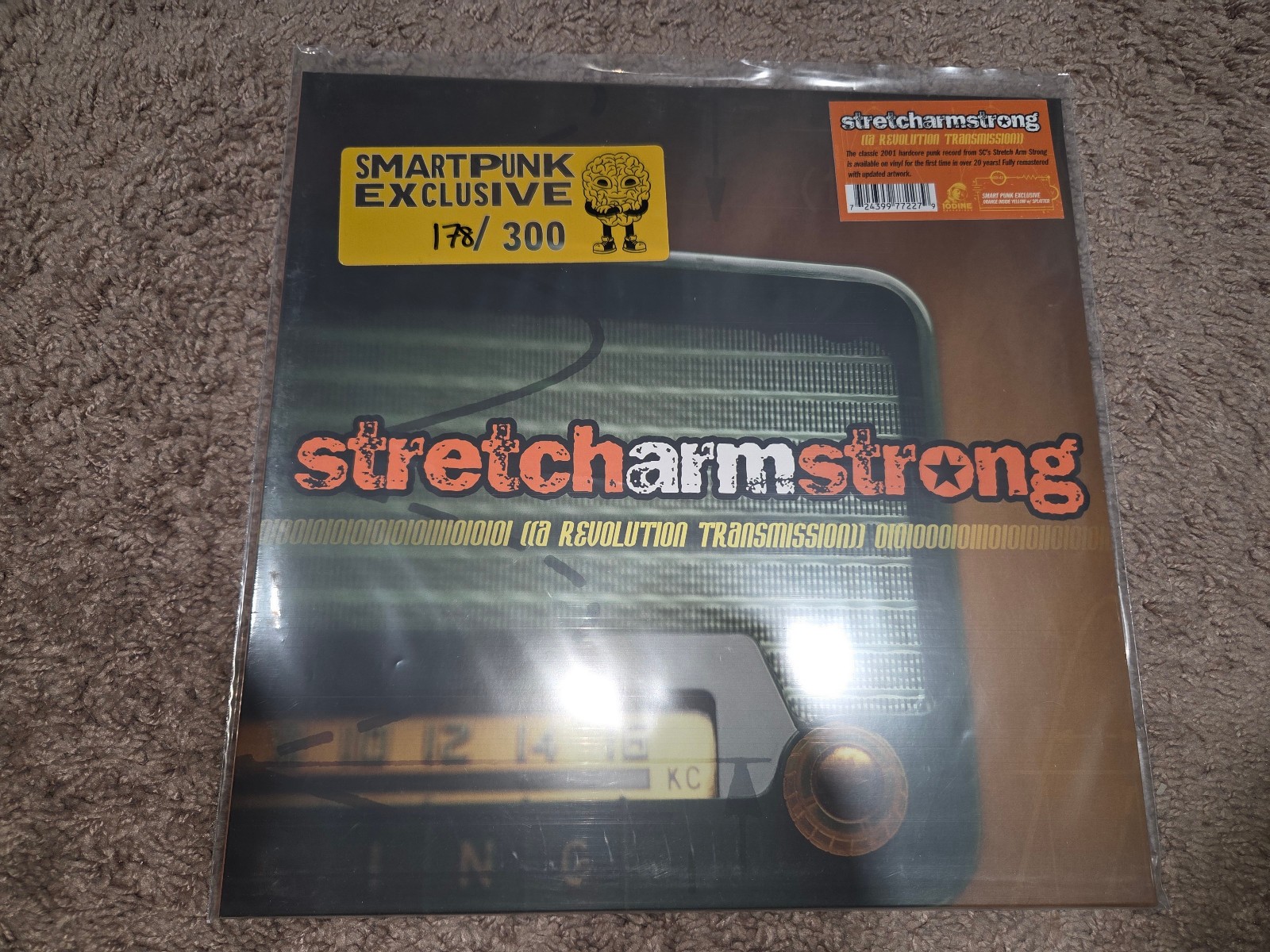 Stretch Armstrong: A Revolution Transmission LP Splatter Vinyl /300 Sealed