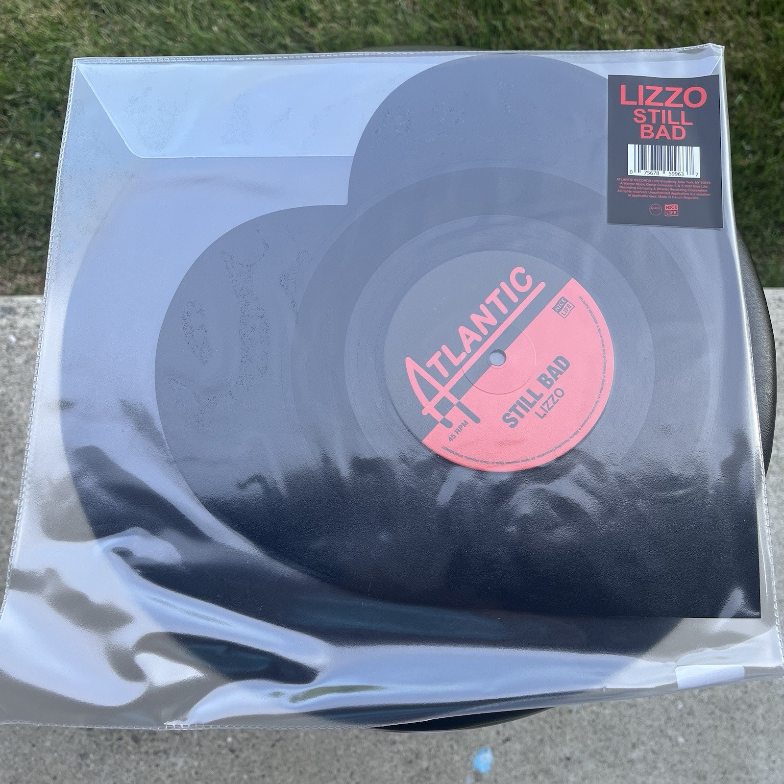LIZZO Still Bad 45 10” Heart Shaped Vinyl Single