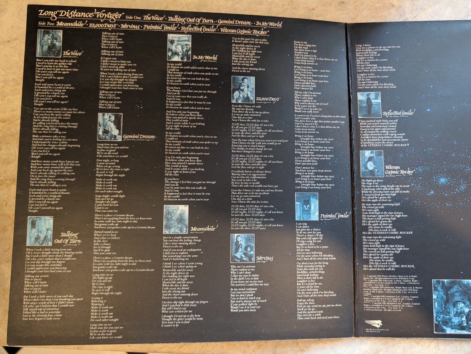 The Moody Blues – Long Distance Voyager (TRL-1-2901) 1981 1st US Pressing – NM