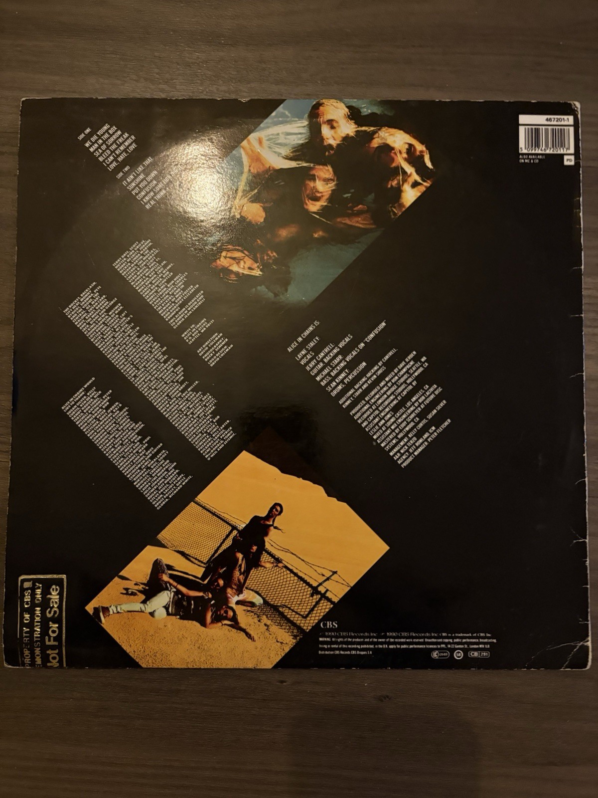 Alice In Chains Facelift Rare First Press Promo Vinyl LP