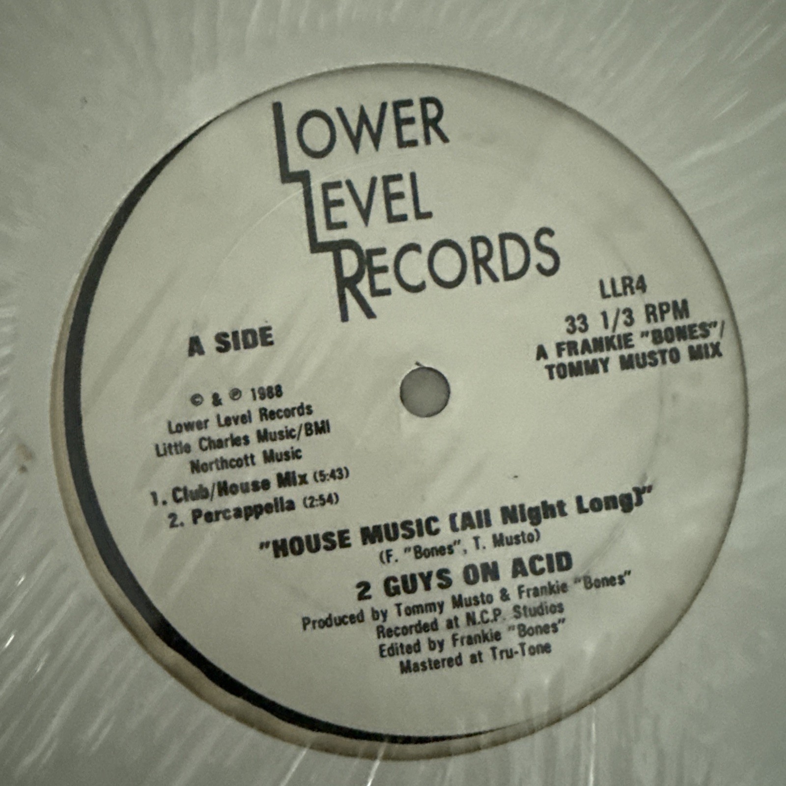 2 Guys On Acid – House Music | Vinyl | 1988 | LLR4 | VG+/VG+