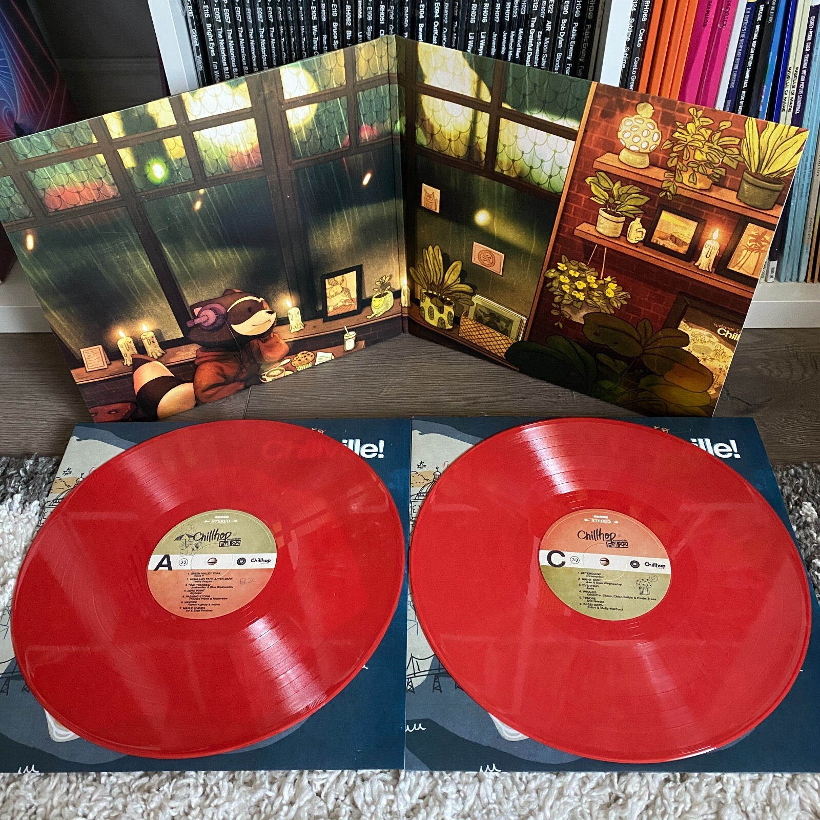 Chillhop Essentials Fall 2022 2LP – Numbered 44/200 (Red & Yellow Marble Vinyl)