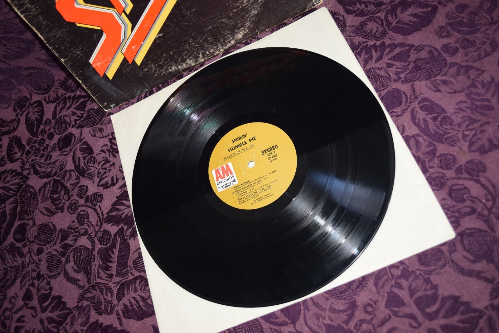 Humble Pie Smokin’ LP 1972 A&M SP-4342 1st Press Monarch VG+/VG+
