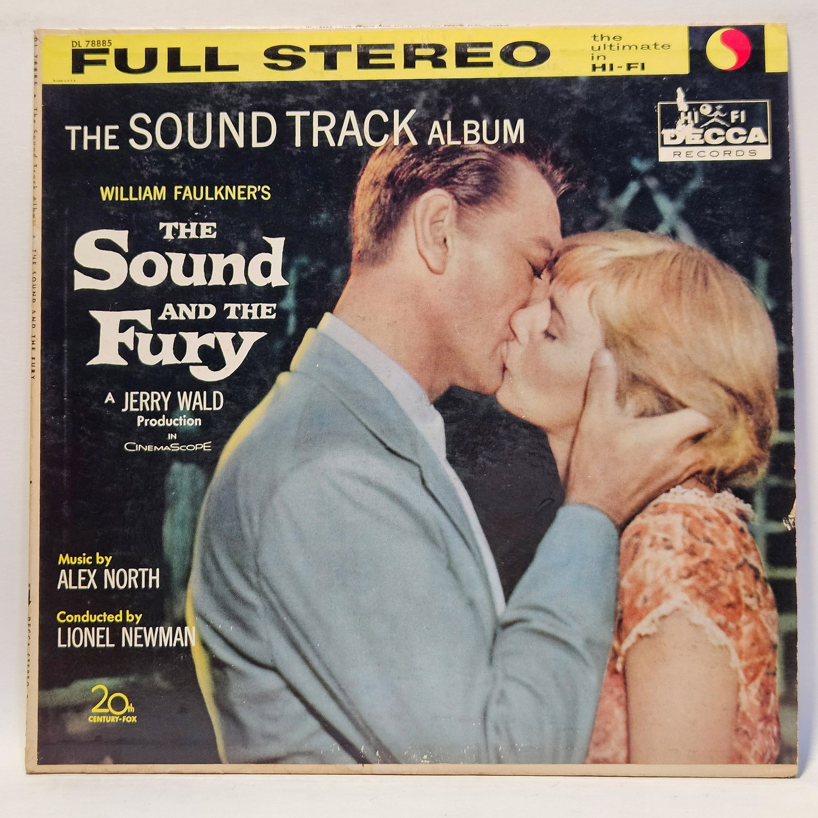 Alex North – The Sound And The Fury – 1959 Stage & Screen – EX – Ultrasonic Cln