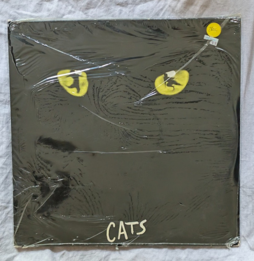 CATS, ORIGINAL LONDON CAST VINYL DOUBLE ALBUM, 1981, POLYDOR,SEALED. CATX001