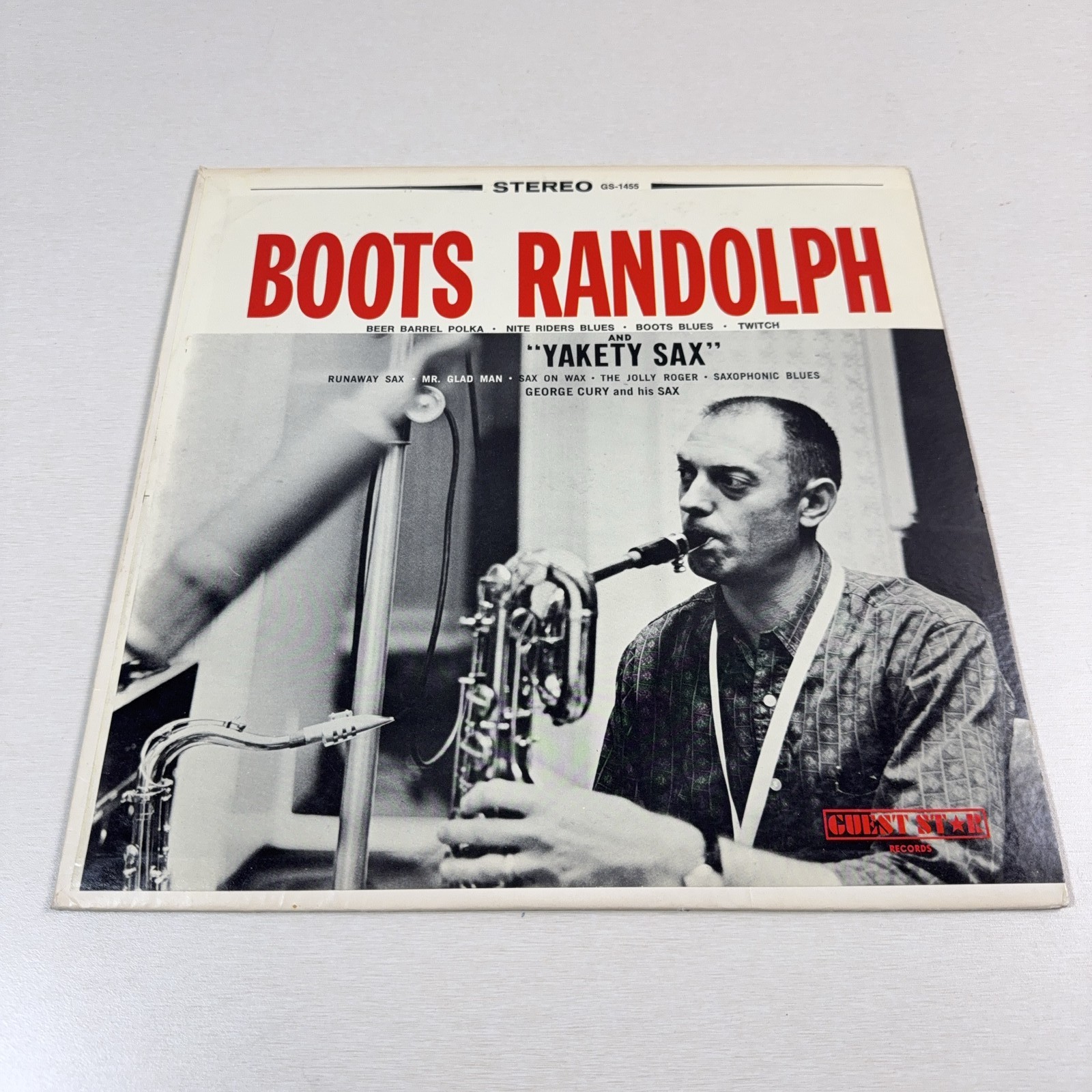 Boots Randolph & George Cury Yakety Sax Vinyl LP Guest Star Records GS-1455