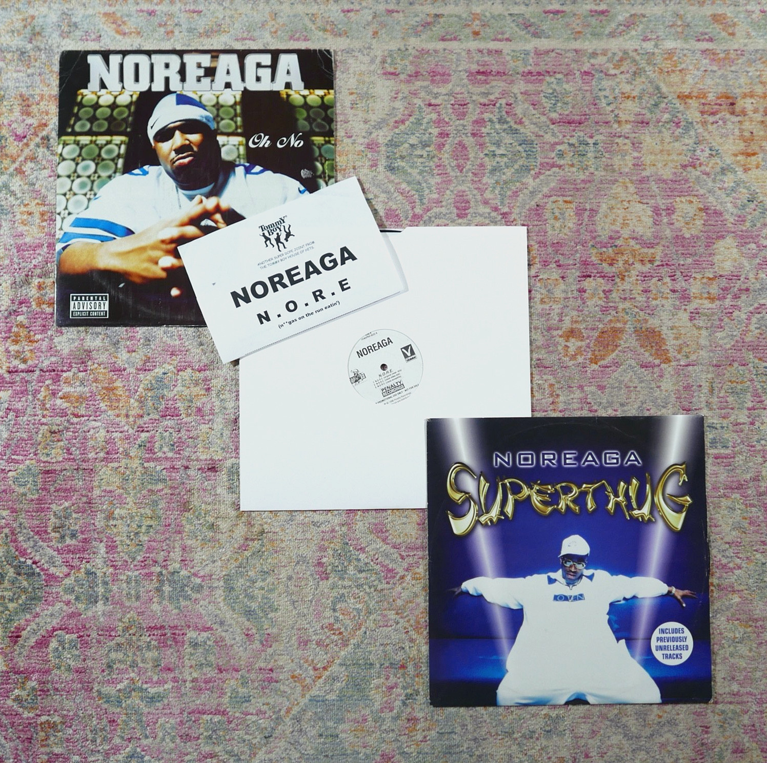 Noreaga X The Neptunes 3X12″ Lot 90s Hip Hop Rap Pharrell NY Capone War Report