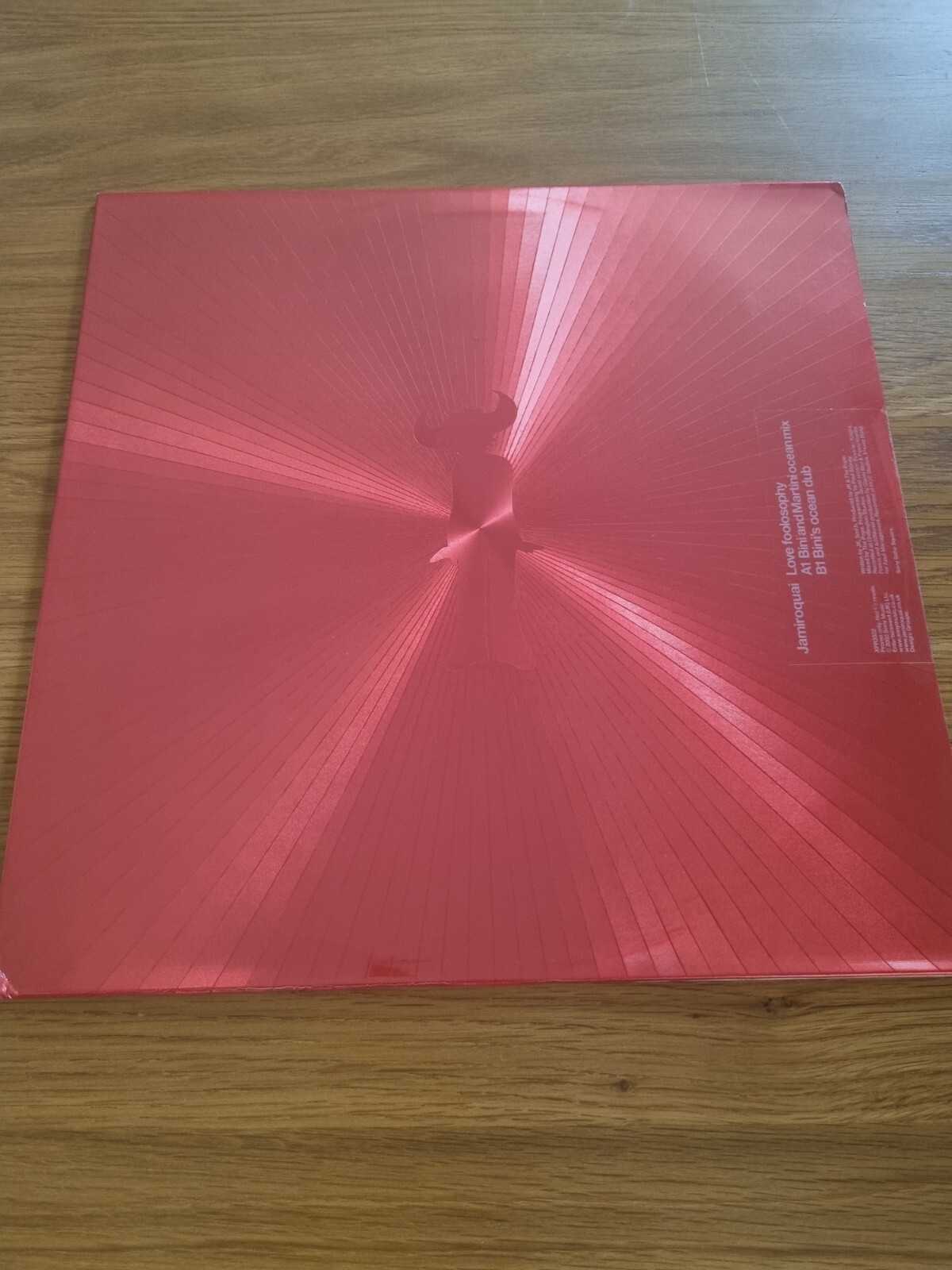 Jamiroquai Love Foolosophy The Mixes 2/2 12″ UK Promo Stereo Holographic Sleeve