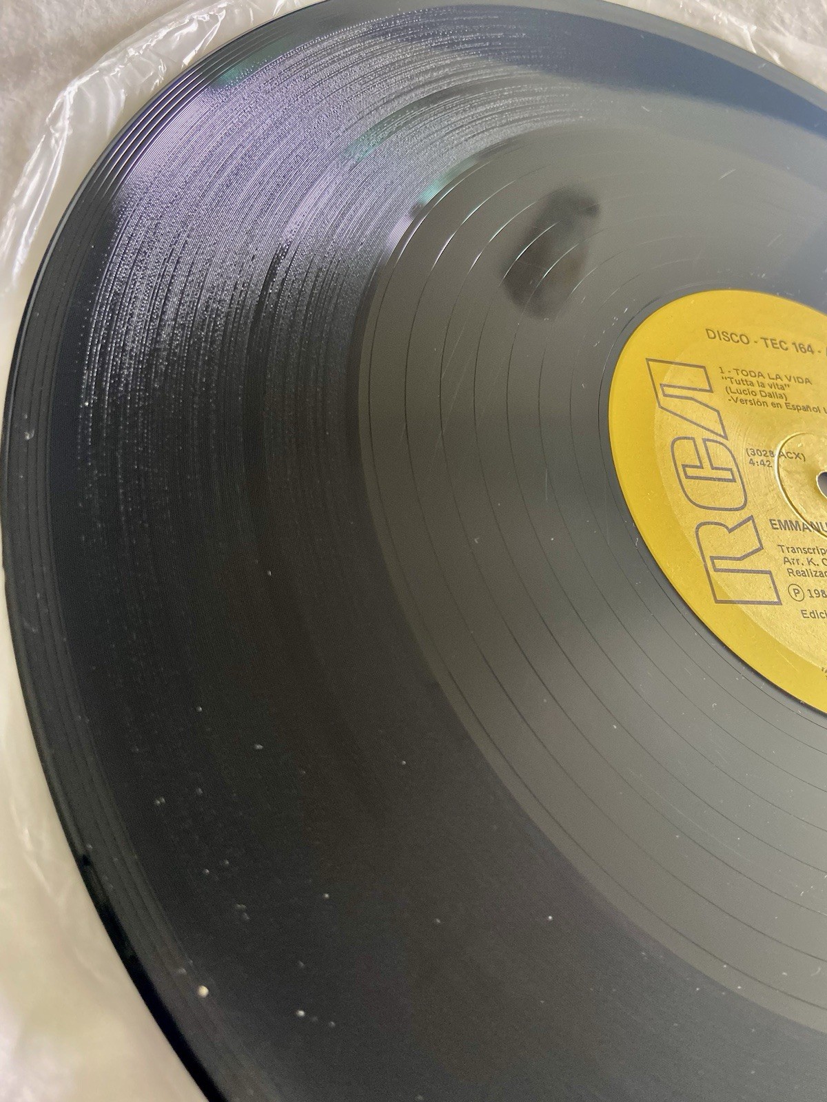 EMMANUEL Toda la vida 33 RPM LP NM Vinyl Shrink Wrap Caifanes, Miguel Bose 1986