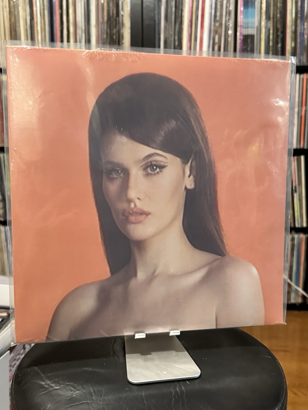 Sienna Spiro-SIGNED art card Translucent Orange VISITOR Vinyl LP SEALED