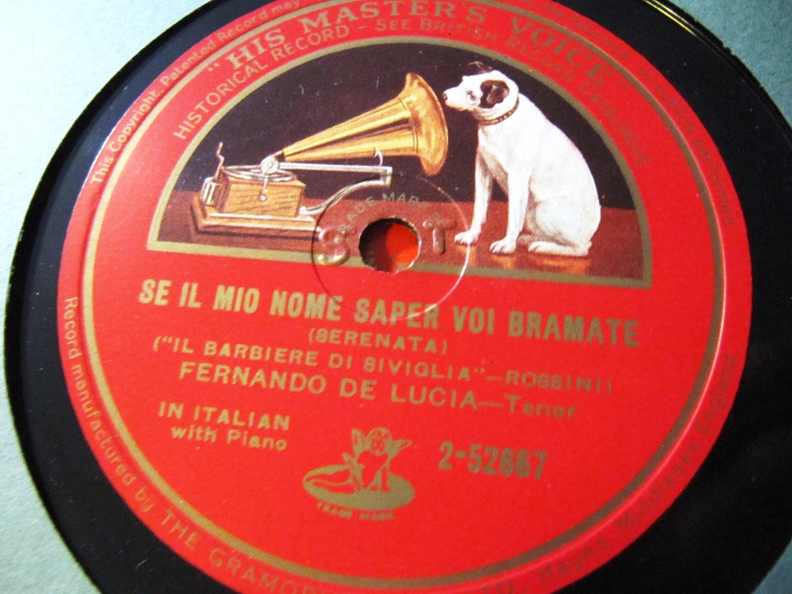 FERNANDO DE LUCIA MILAN G&T Barbiere di Siviglia Se il mio nome Serenata 2-52667