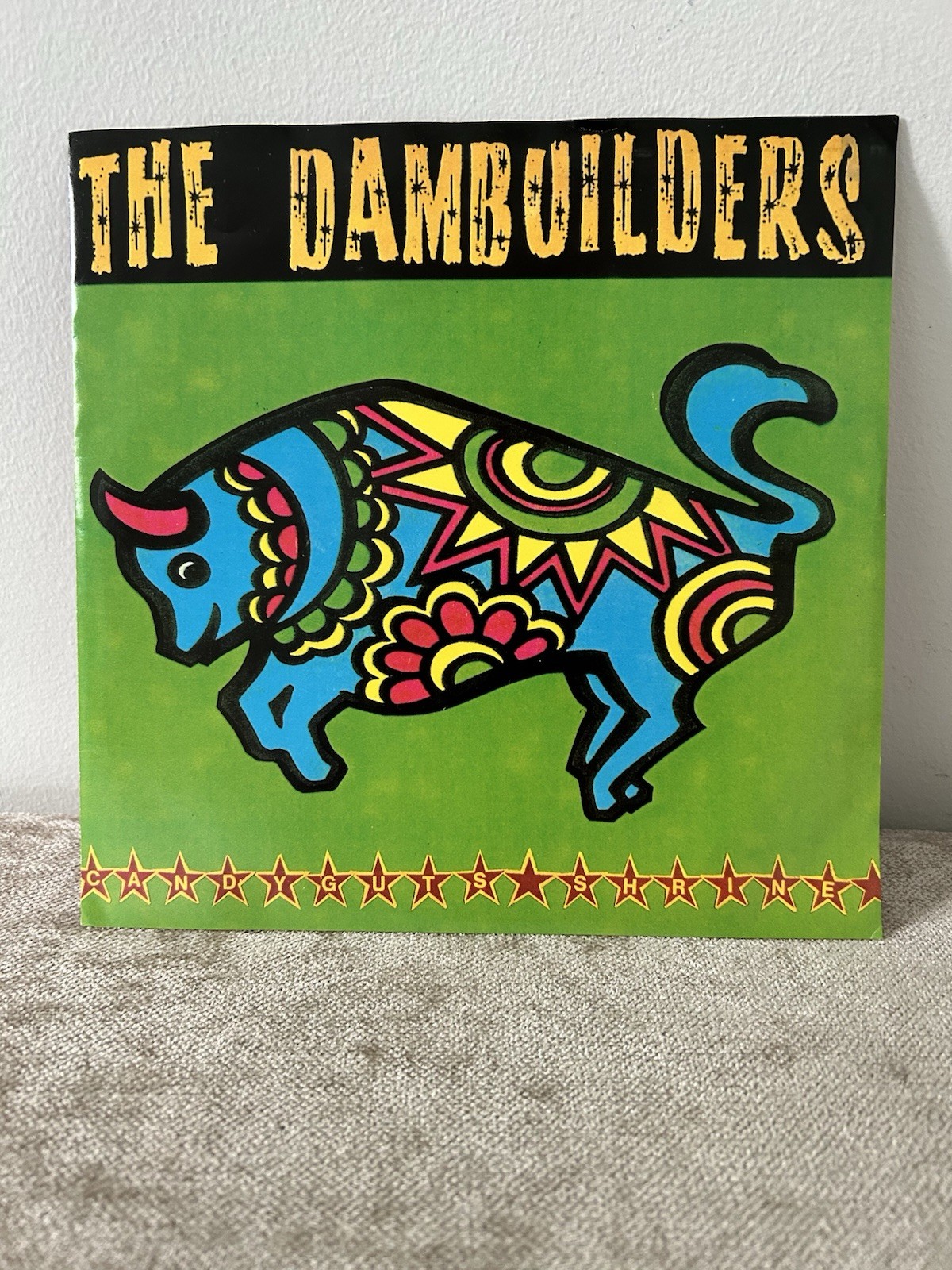 The Dambuilders 7” Vinyl Candy Guts SpinArt Records 1992 Clear Vinyl Joan Wasser