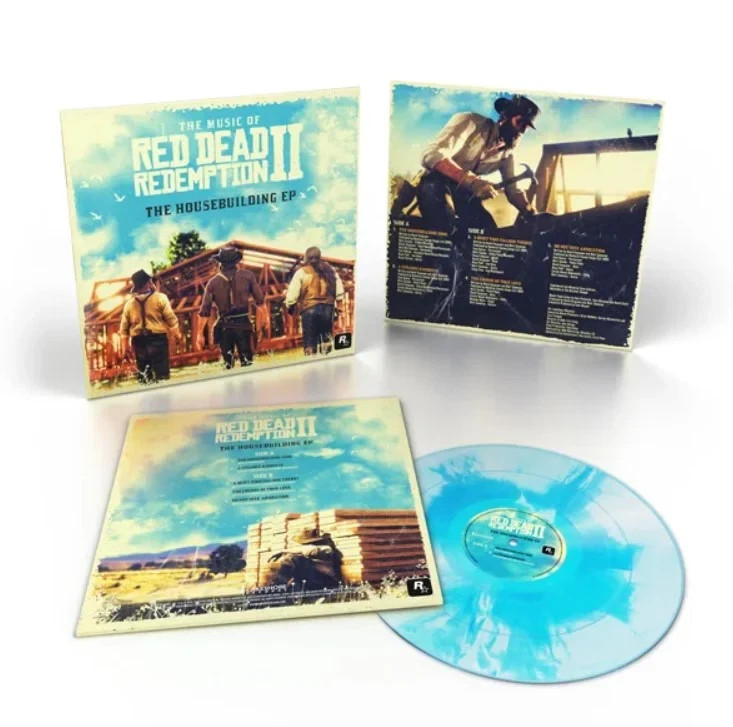 Red Dead Redemption 2 – The Housebuilding – 🔵 Blue Sky EP Vinyl 45RPM – New ✅