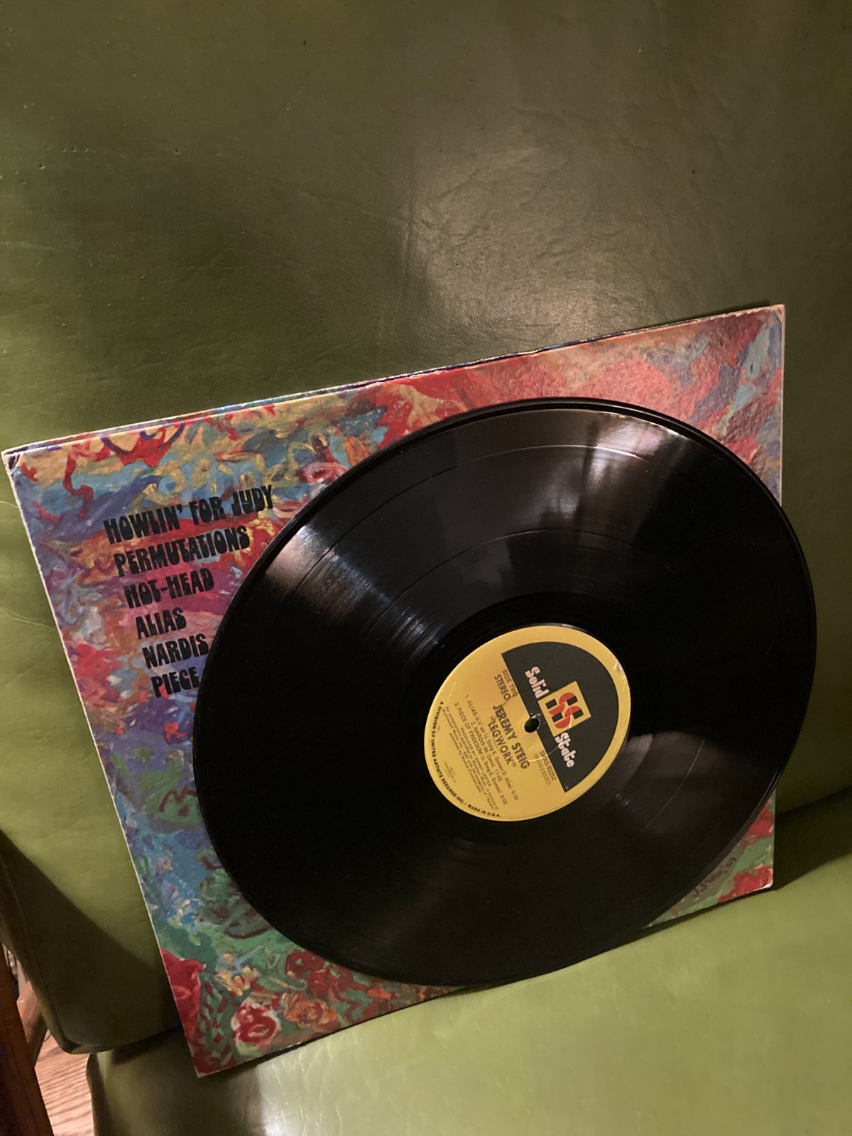JEREMY STEIG Legwork LP Vinyl SOLID STATE Records 1970 Jazz Funk Breaks VG+