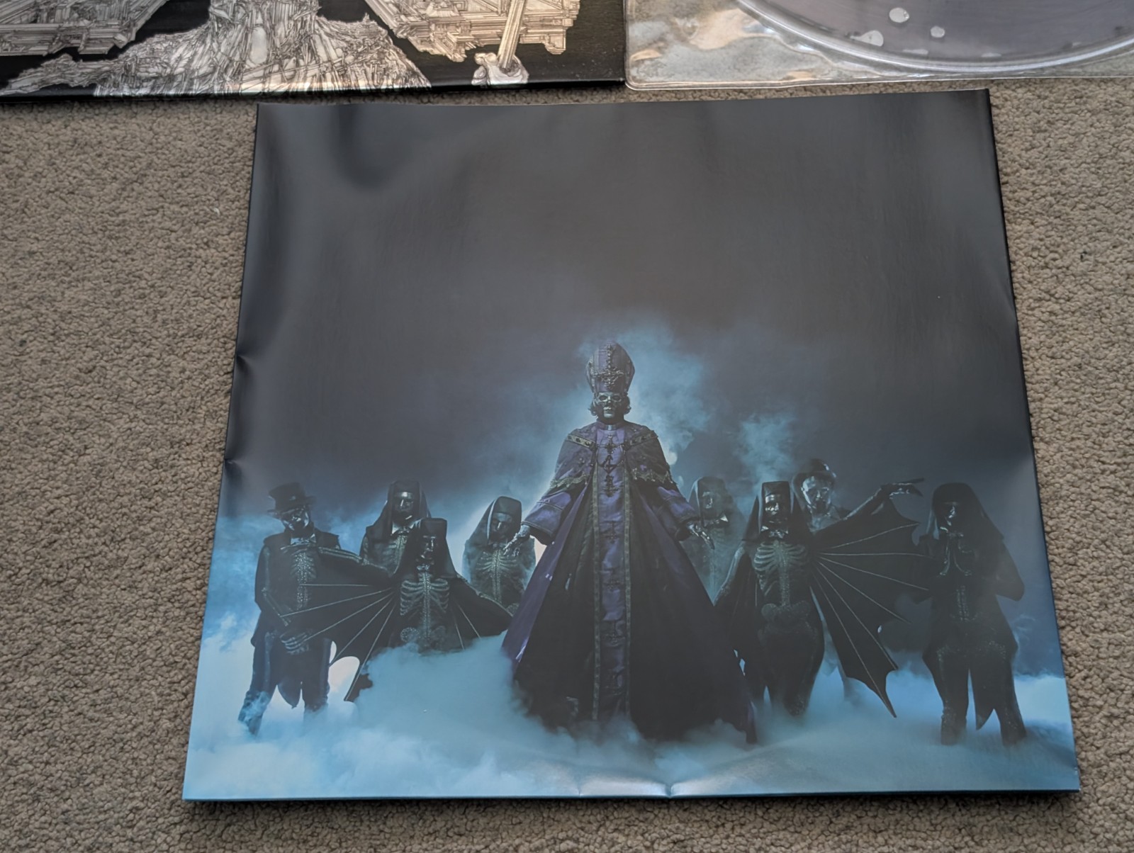 GHOST – SKELETA – Oxidized Metallic Silver LIQUID FILLED VINYL LP – New