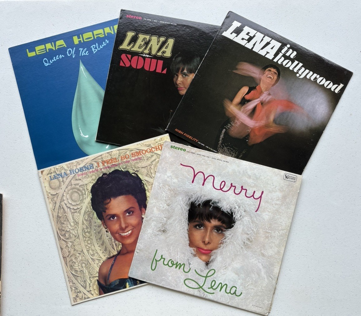 Lena Horne Vinyl LP Record Lot of 5 Soul Jazz Merry From Lena Hollywood